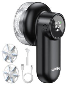 coldSky Rechargeable Lint Shaver with Digital Display