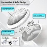 Rechargeable Fabric Shaver & Lint Remover - White
