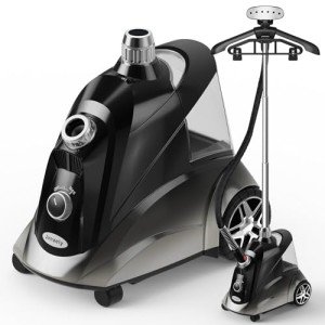 Jenaely 1500W Fast Heat Standing Clothes Steamer