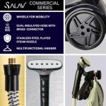 Heavy Duty Garment Steamer with Foot Pedals
