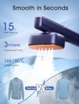 Portable Travel Clothes Steamer with Adjustable Heat