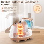 HAPAIS 1800W Standing Clothes Steamer with 10 Modes