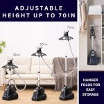 Heavy Duty Garment Steamer with Foot Pedals