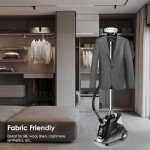 Jenaely 1500W Fast Heat Standing Clothes Steamer