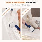 Sweetcrispy 1500W Standing Garment Steamer with Wheels
