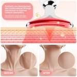 LED Facial and Neck Massager Tool With Vibration
