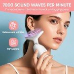 LED Facial and Neck Massager Tool With Vibration