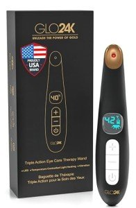 GLO24K Eye Care Massager for Radiant Skin