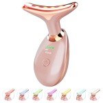 7-Color Light Facial Massager in Rose Gold
