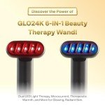 GLO24K 6-in-1 Beauty Therapy Wand for Skin