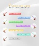 7-Color Light Facial Massager in Rose Gold