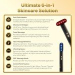 GLO24K 6-in-1 Beauty Therapy Wand for Skin