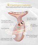 7-Color Light Facial Massager in Rose Gold