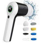 Cordless Electric Spin Scrubber with 6 Attachments