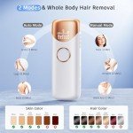 Painless IPL Laser Hair Removal with Ice Cooling