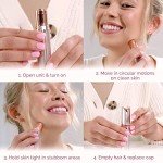 Painless Women's Hair Remover in White/Rose Gold