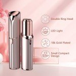 Painless Rose Gold Facial Hair Remover for Women