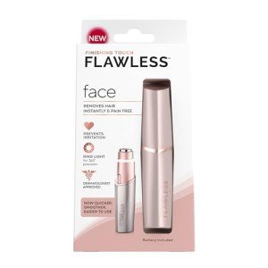 Rose Gold Facial Hair Remover with LED Light