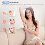 Painless IPL Laser Hair Removal with Ice Cooling