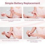 Painless Women's Hair Remover in White/Rose Gold