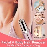LAIKME Mini Electric Facial Hair Remover – Pink