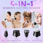 5-in-1 Cordless Electric Razor for Women
