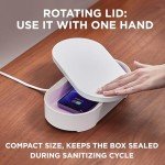 UV Phone Sanitizer & Fast Wireless Charger - White