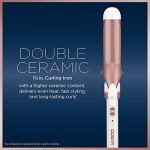 Conair Double Ceramic 1.5-Inch Curling Iron for Waves