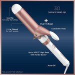 Conair Double Ceramic 1.5-Inch Curling Iron for Waves