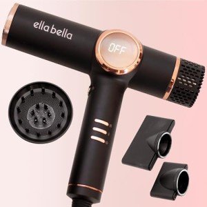 ELLA BELLA® Ionic Hair Dryer with Diffuser