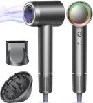 High-Speed Ionic Hair Dryer with Magnetic Attachments