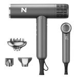 Natrial Ionic 1600W Lightweight Hair Dryer with Attachments