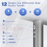 Natrial Ionic 1600W Lightweight Hair Dryer with Attachments