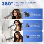 Natrial Ionic 1600W Lightweight Hair Dryer with Attachments