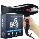 JOHN 2200W Ionic Quick-Dry Hair Dryer Black