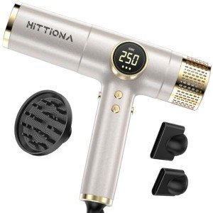 Ionic 2000W Hair Dryer with Diffuser - Fast & Quiet
