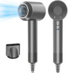 High-Speed Ionic Hair Dryer with Magnetic Nozzle