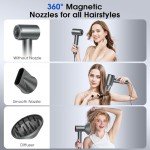 Professional Ionic Hair Dryer with Diffuser for Fast Drying