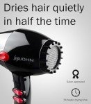 JOHN 2200W Ionic Quick-Dry Hair Dryer Black