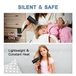 Slopehill 1800W Ionic Hair Dryer with Attachments