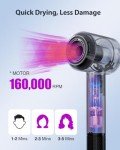 High-Speed Ionic Hair Dryer with Magnetic Nozzle