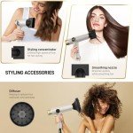 Ionic 2000W Hair Dryer with Diffuser - Fast & Quiet