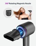 High-Speed Ionic Hair Dryer with Magnetic Nozzle