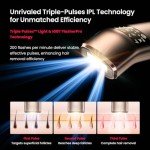 Triple-Pulse IPL Hair Removal Device with Cooling