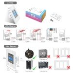 Smart WiFi Light Switch with LCD Magic Panel