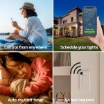 Smart Wi-Fi Switch Compatible with Alexa & Google