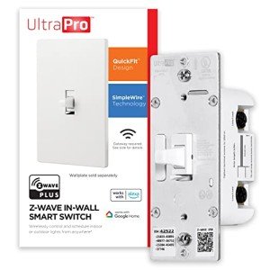 Smart In-Wall Light Switch for Z-Wave Systems