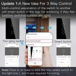 Smart WiFi Touch Wall Light Switch with App Control