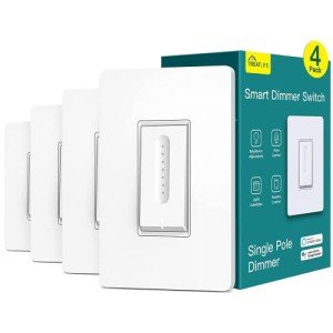 TREATLIFE Smart Dimmer Switch Set with Voice Control