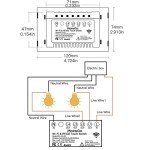 Smart WiFi Touch Wall Light Switch with App Control